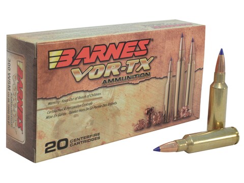 Barnes VOR-TX Ammunition 300 Winchester Short Magnum (WSM) 150 Grain TTSX Polymer Tippe...