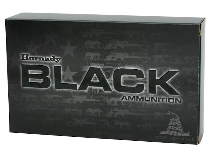 Hornady Black 223 Remington Ammo 75 Grain Hornady Match Jacketed Hollow Point Box of 20