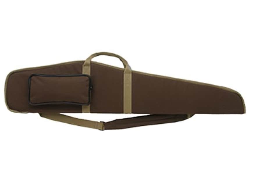 Bulldog Hybrid Mag Hard-Sided Scoped Rifle Gun Case 48 Nylon Black Tan