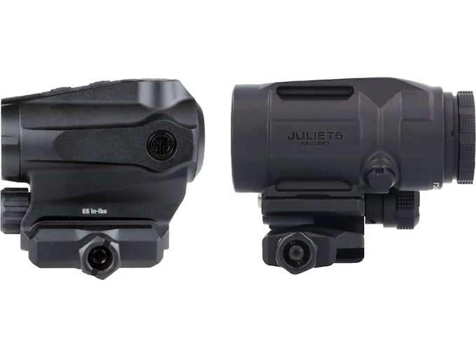 Sig Sauer ROMEO5 XDR Compact Red Dot Sight 1x20mm 65 MOA Circle with 2 MOA Dot Reticle Picatinny with JULIET5-Micro 5x 24mm Magnifier Picatinny Mount Matte Black