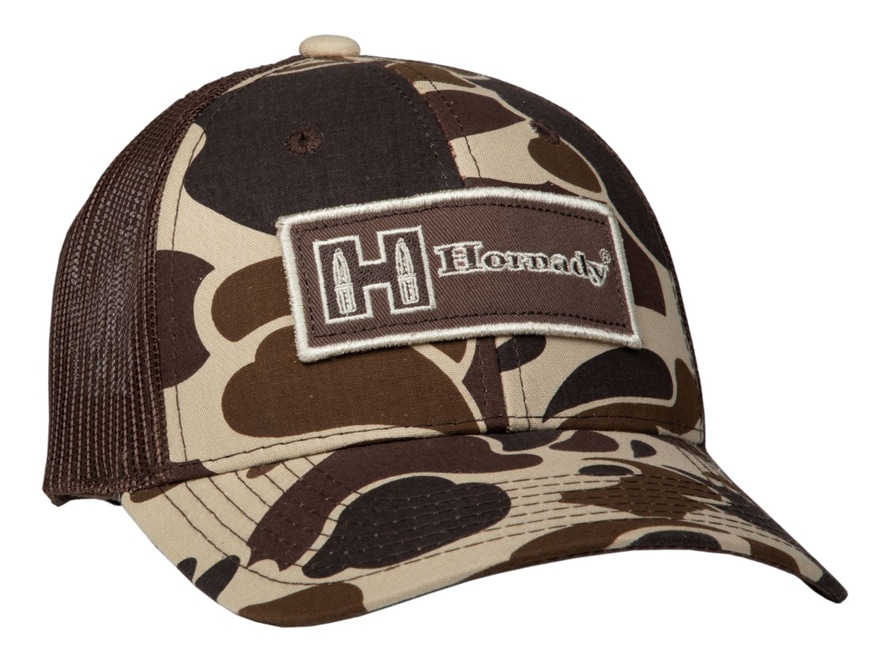 Hornady Adjustable Orange Blaze Cap With Black Logo - Mesh Back, One Size Fits All