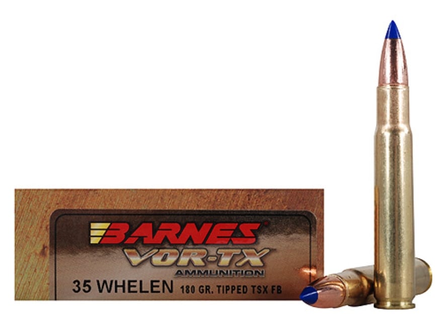 Barnes Vor Tx Ammo 35 Whelen 180 Grain Ttsx Polymer Tipped Spitzer