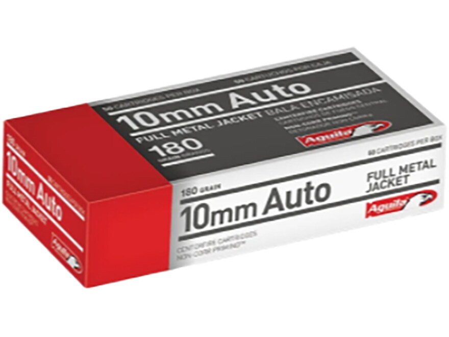 Aguila 10mm Auto Ammo 180 Grain Full Metal Jacket Case of 1000 (20