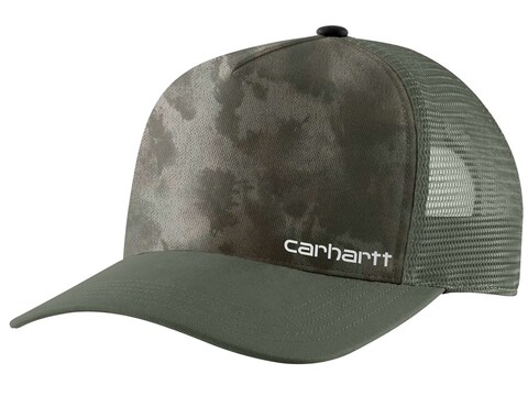Carhartt Men's Mesh-Back Camo Graphic Trucker Cap