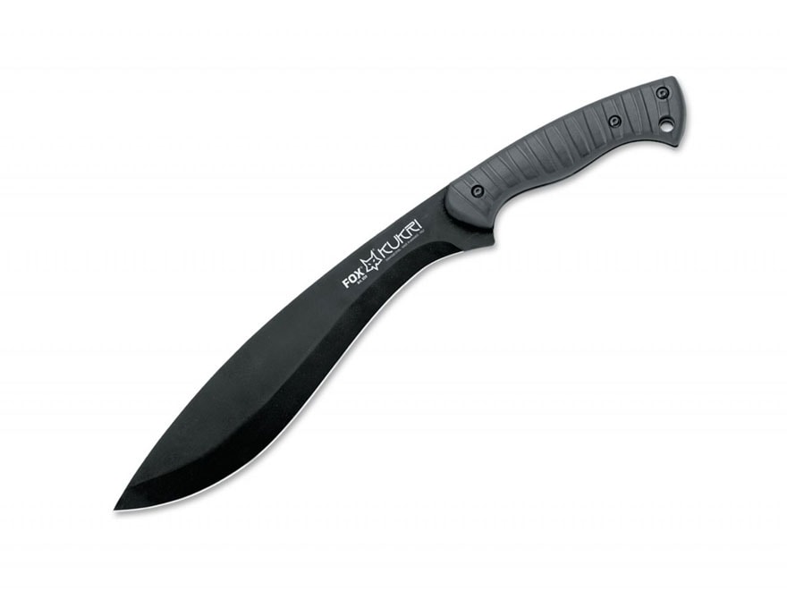 Fox Knives Kukri Fixed Blade Knife 10.4 Kukri Nitro-b Steel Blade Frn