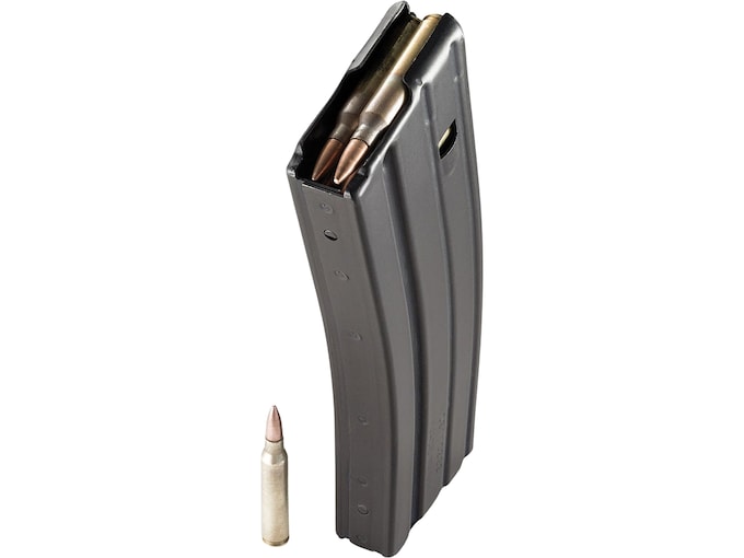 DuraMag Speed Magazine AR-15 223 Remington, 5.56x45mm, 300 AAC Blackout 30-Round Aluminum Black Black Follower