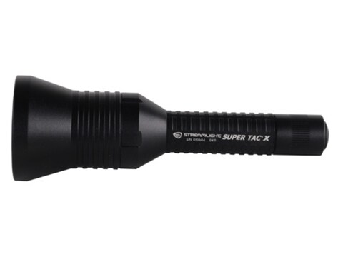 Streamlight SuperTac X Flashlight LED with 2 CR123A Batteries Aluminum Black