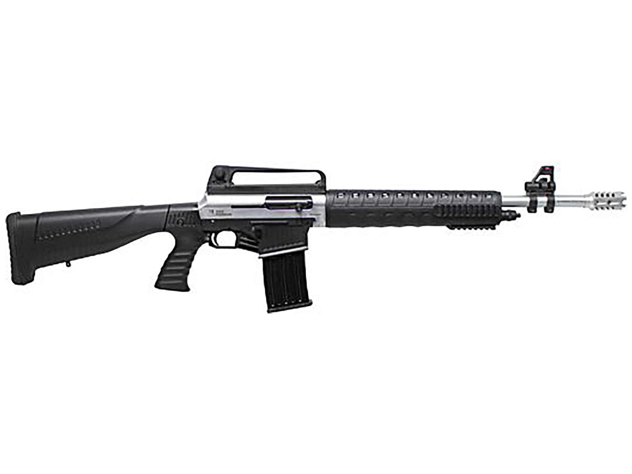 The Iver Johnson Stryker Shotgun is a semi-automatic shotgun with an AR-15 style...