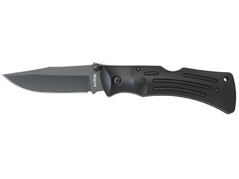 KA-BAR Mule Folding Knife 4" AUS 8A Stainless Steel Clip Point Blade Black Zytel Handle...