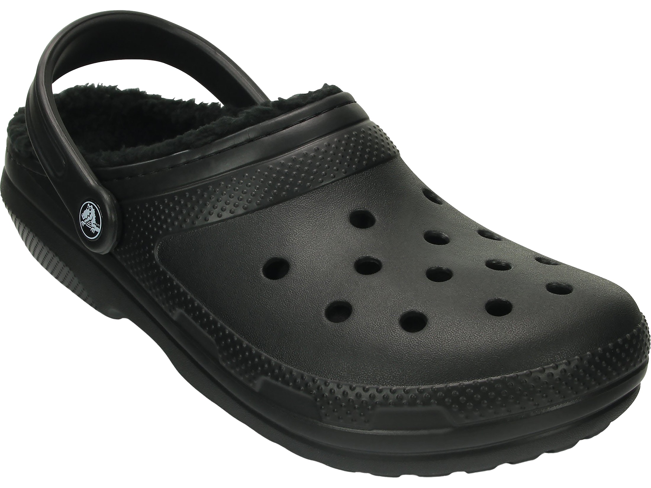 Crocs Classic Lined Insulated Clogs Synthetic Black Men's 14 D