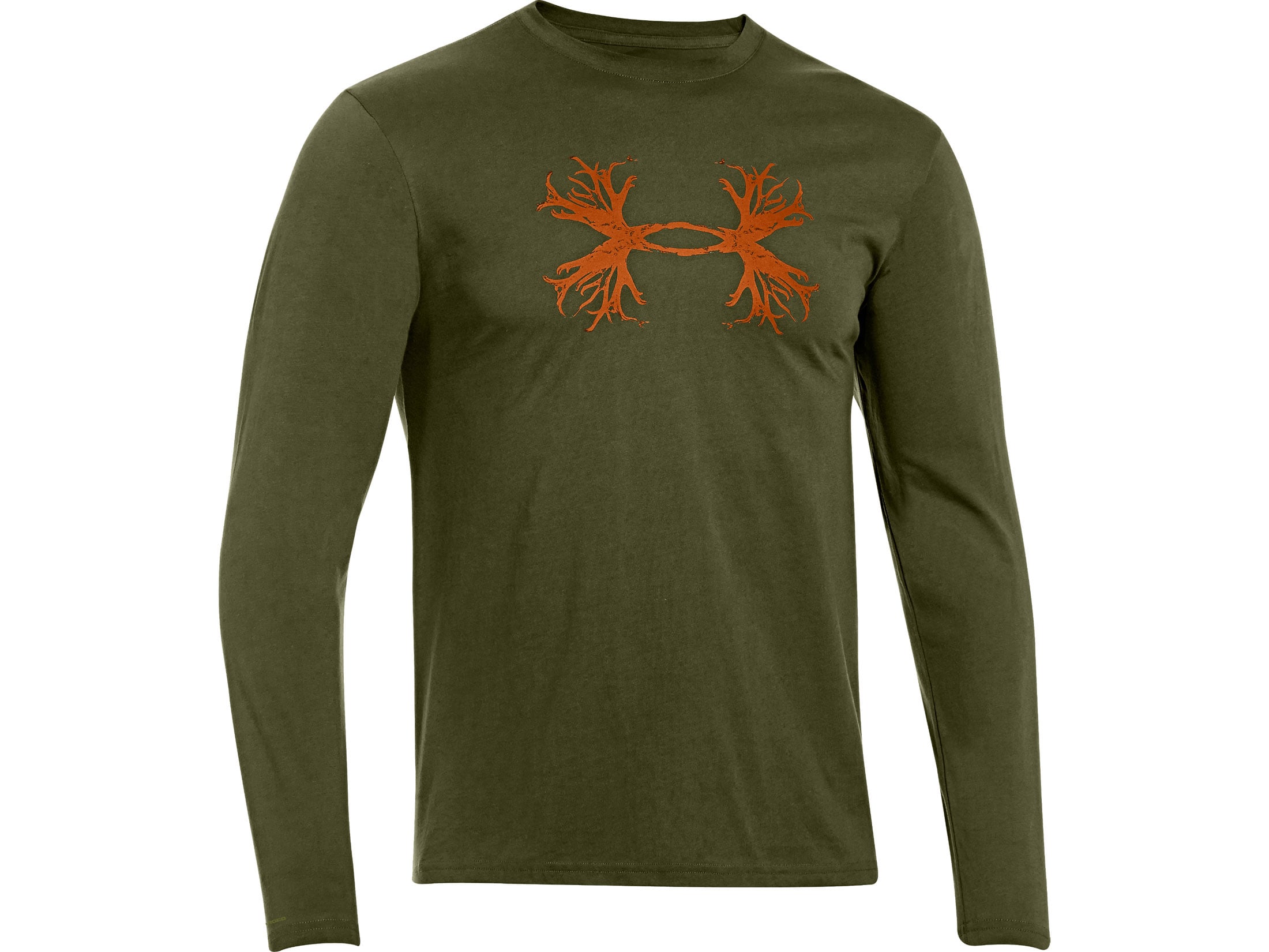 Under Armour Men's Antler Logo TShirt Long Sleeve Cotton Polyester