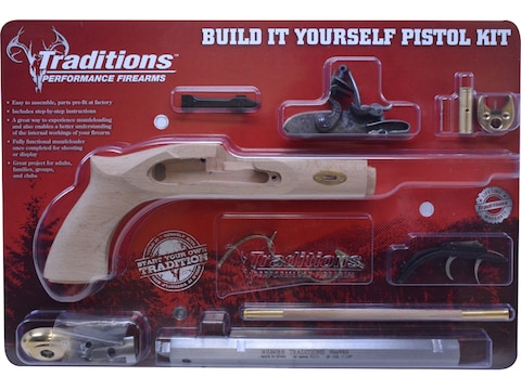 Traditions Trapper Muzzleloading Pistol Kit 50 Cal Flintlock 9 75