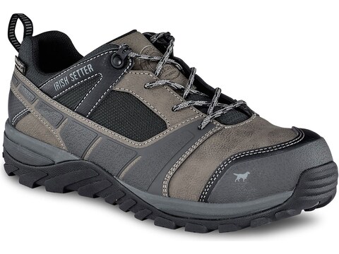 Irish Setter Rockford 4" Oxford Non-Metallic Safety Toe Work Shoes Leather/Nylon Men's