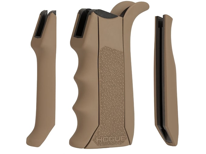 Hogue Modular Overmolded AR-15 Pistol Grip Rubber Flat Dark Earth