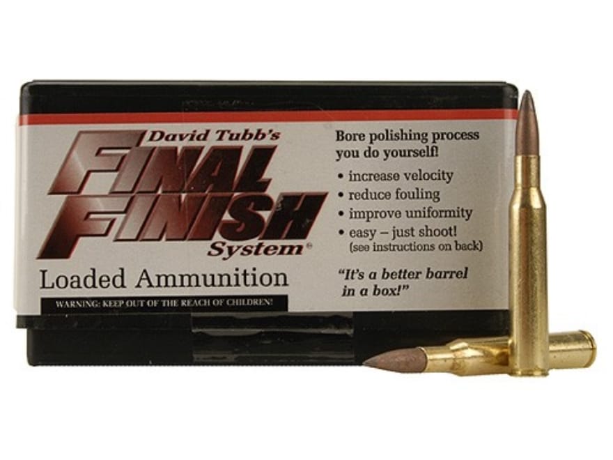 Tubb Final Finish Bore Lapping Ammo 270 Winchester Box of 20