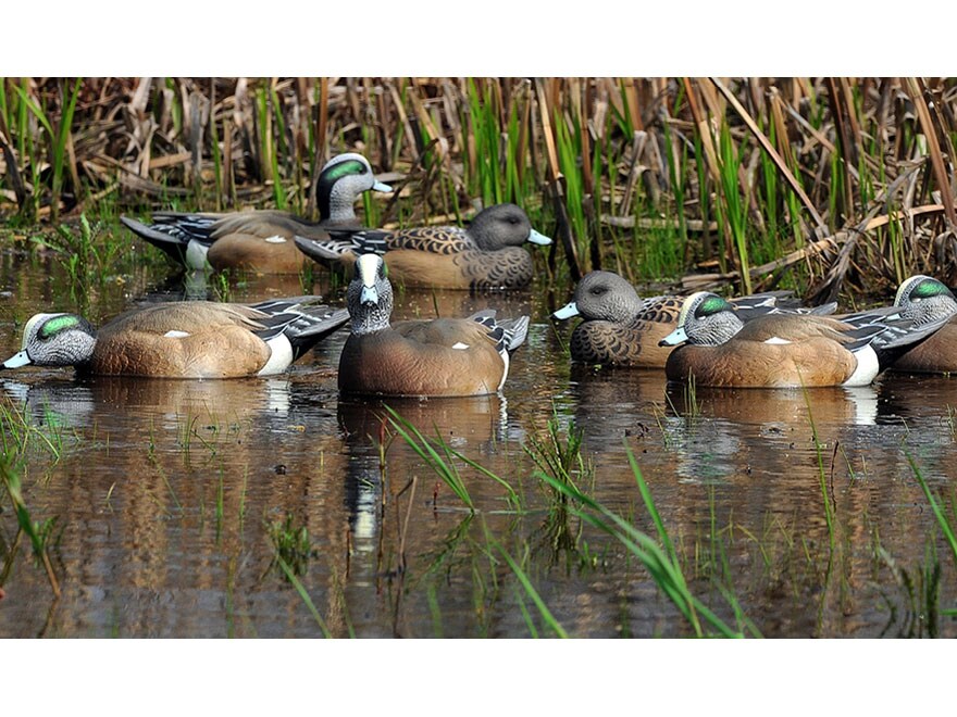 GHG ProGrade PreTexas Rigged Wigeon Duck Decoy 6PK
