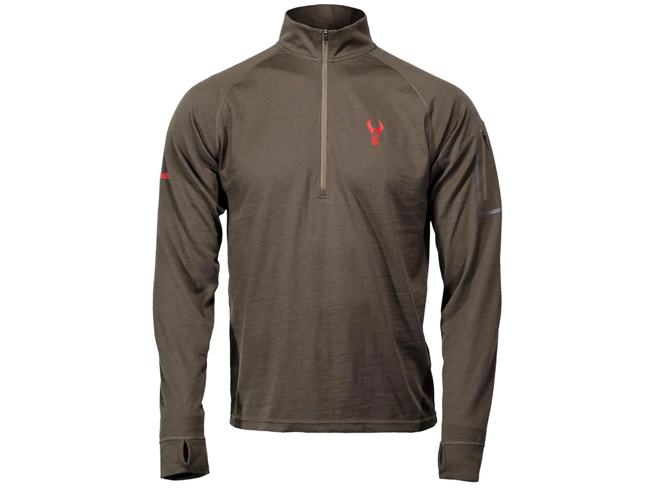 Badlands Men's Ovis Midweight Base Layer Quarter Zip Shirt Long Sleeve