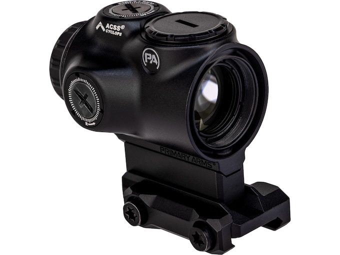 Primary Arms GLx 1x MicroPrism Sight Green Illuminated ACSS Cyclops Gen 3 Reticle Matte Black