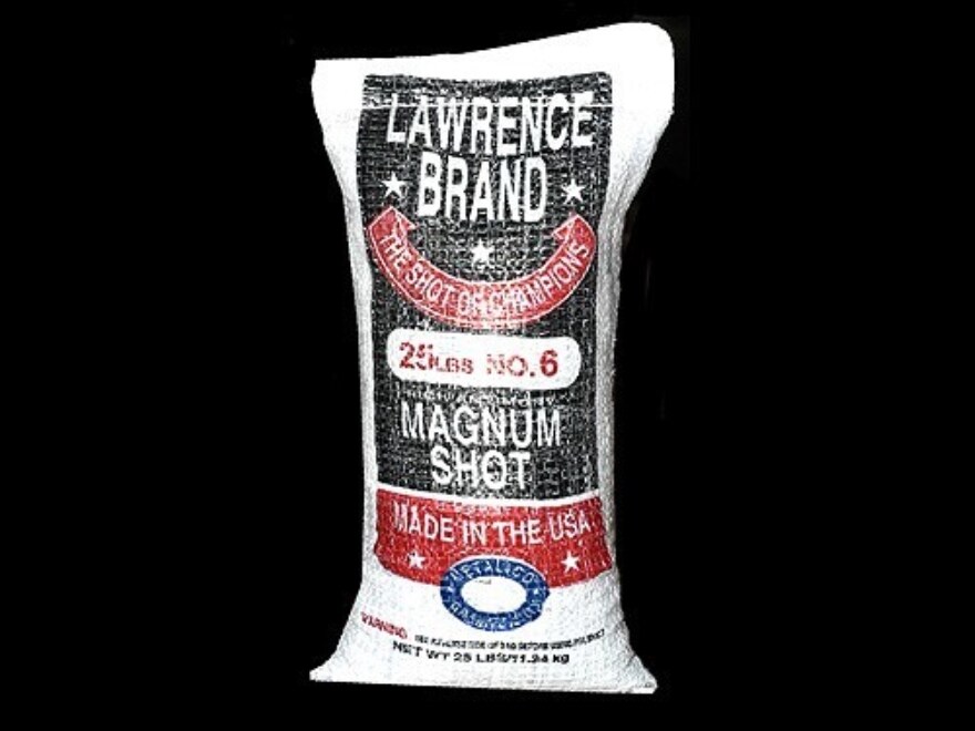 Lawrence Mag Lead Shot 6 50 lb Box Freight Included