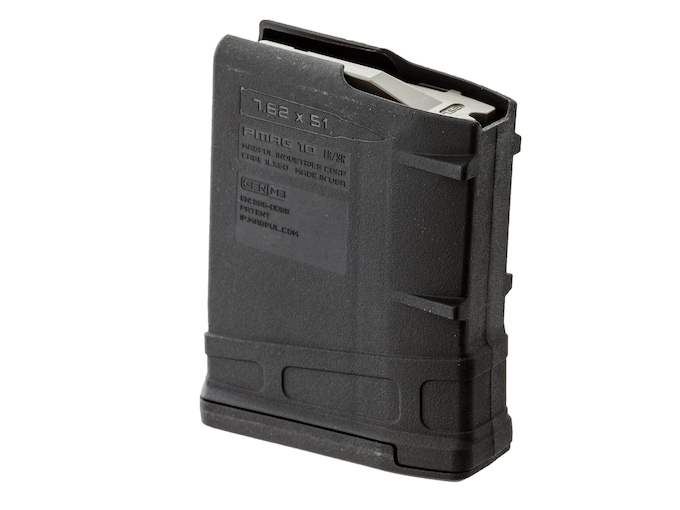 Magpul PMAG LR/SR Gen M3 Magazine for LR-308, SR-25, Ruger Precision Rifle 308 Winchester 10-Round Polymer Black