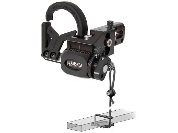 Hamskea Hybrid Hunter Pro Drop Away Micro Tune Arrow Rest Right Hand Black