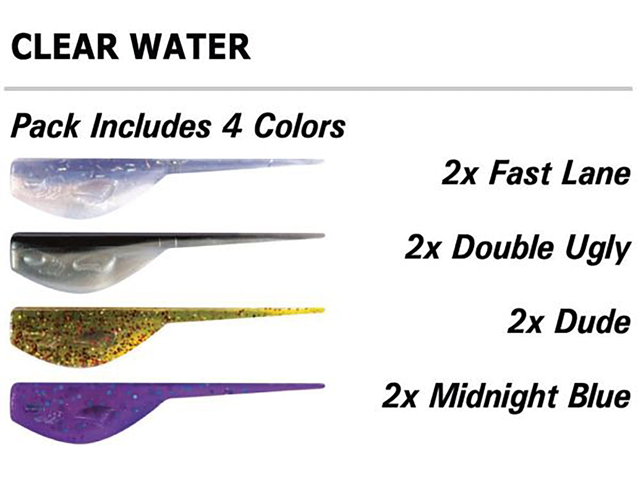 Crappie Slab Grub Glow Colors