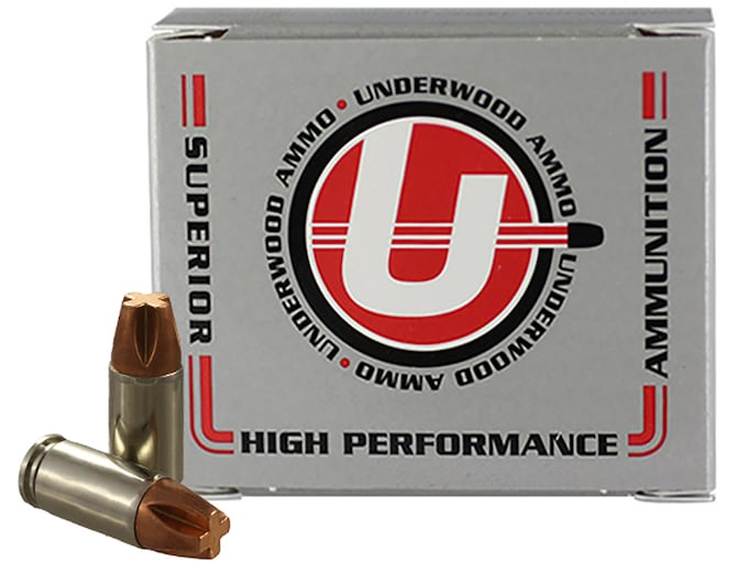 Underwood 9mm Luger Ammo 115 Grain Lehigh Xtreme Penetrator Fluted Lead Free Box of 20