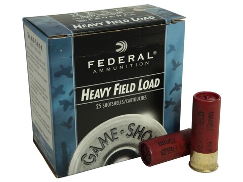 Federal Game-Shok Heavy Field Load Ammo 12 Ga 2-3/4 1-1/4oz #7-1/2