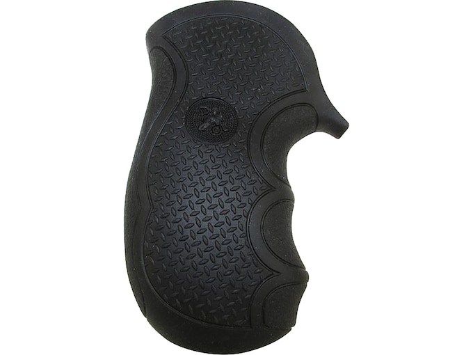 Pachmayr Diamond Pro Grip for S&W N-Frame Round Butt Rubber Black