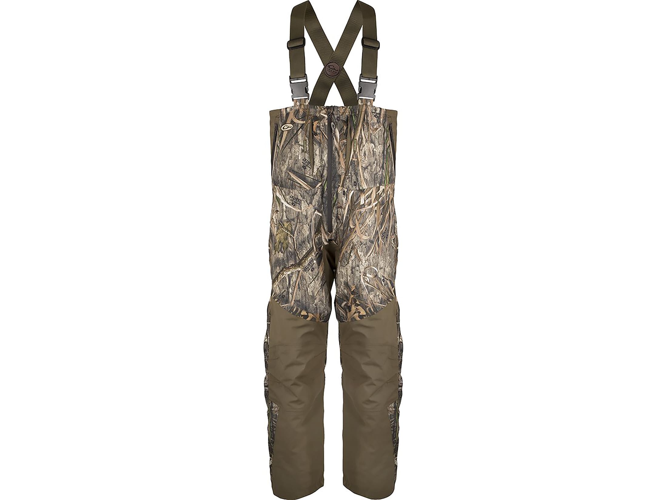 Drake Men's Reflex Insulated Bibs Mossy Oak Blades Habitat 2XL