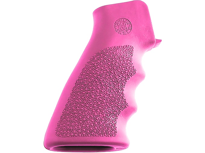 Hogue OverMolded AR-15, LR-308 Pistol Grip Rubber Pink