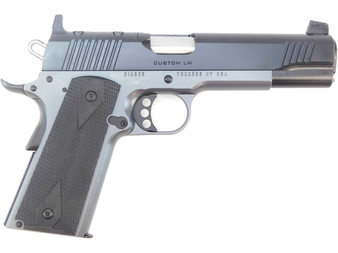 Kimber Custom LW Shadow Ghost Optics Ready 45 ACP Pistol 5" Barrel 9+1 Round Black Slide Black Grip Gray Frame