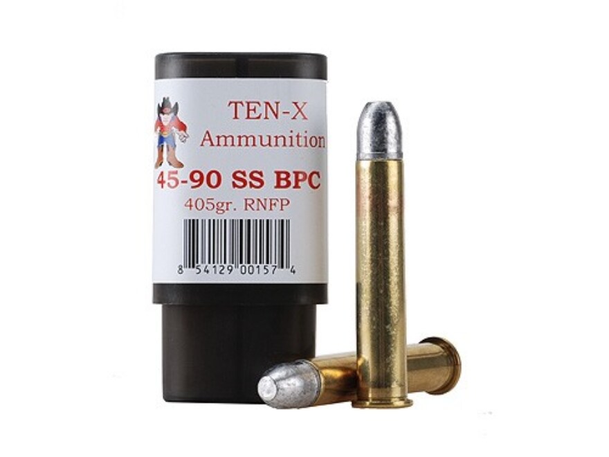 Ten X Cowboy Ammo 45 90 Wcf Single Shot 405 Grain Round Nose Flat