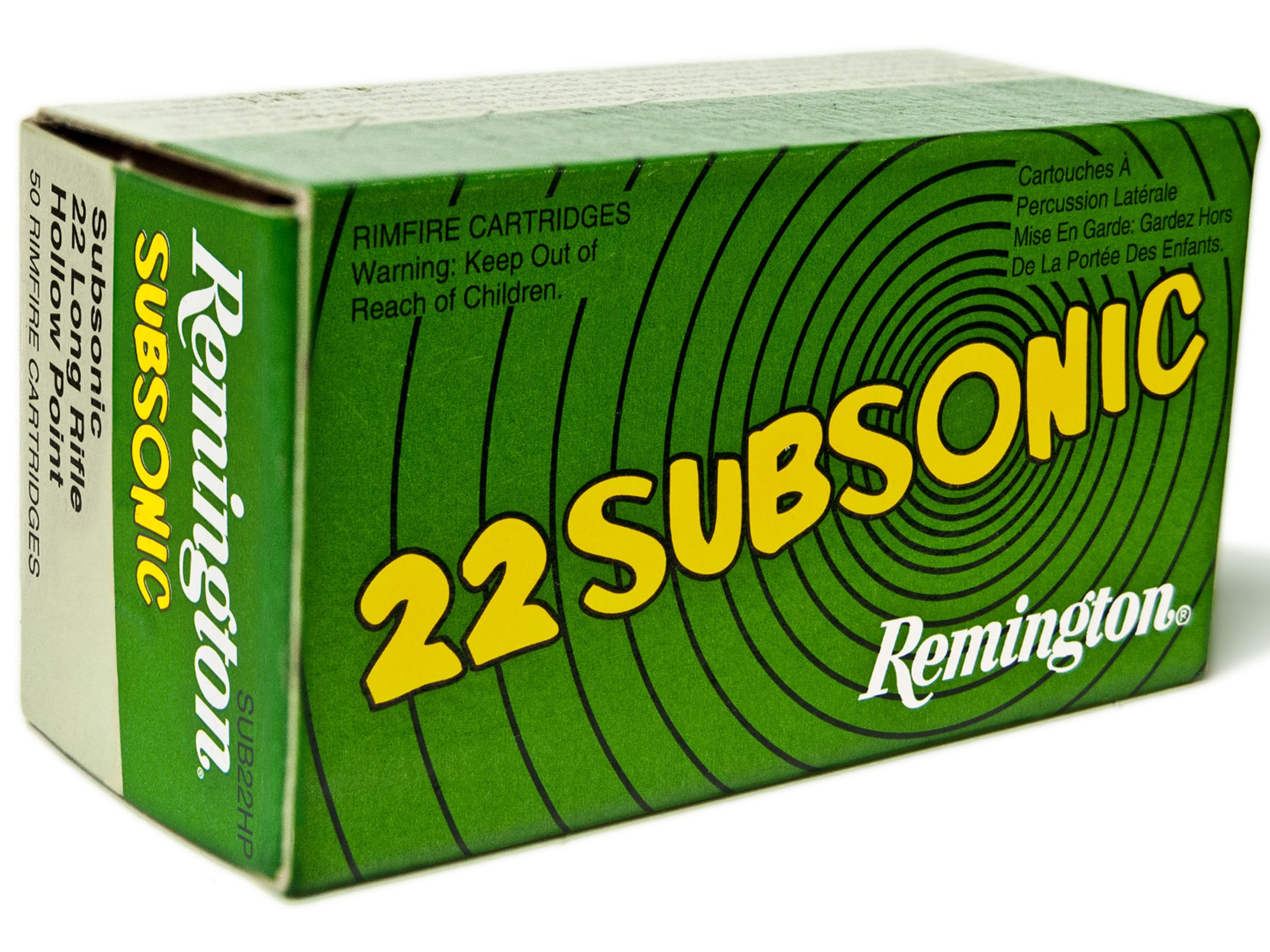 .22 short rifle subsonic round