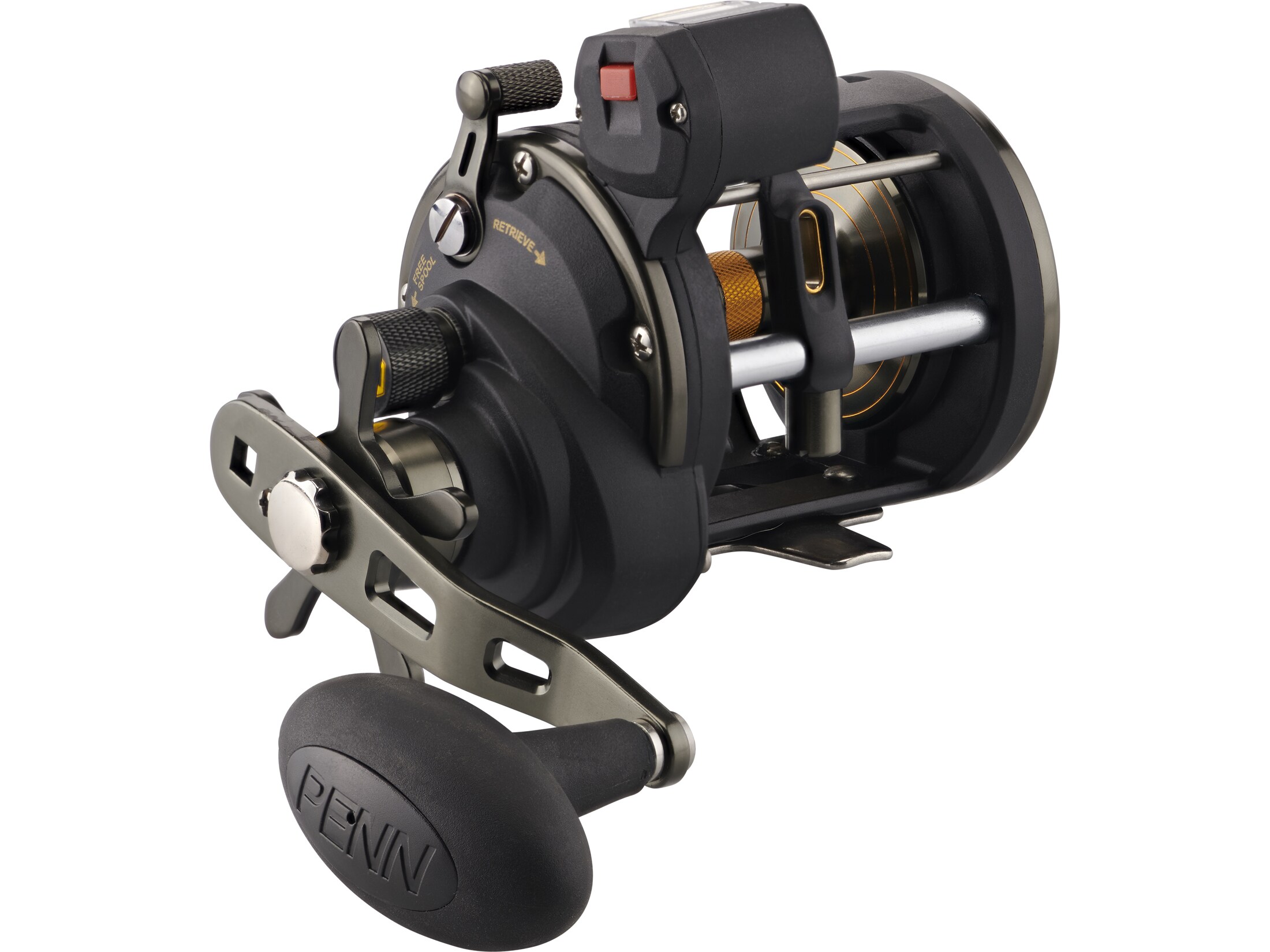 PENN Squall II Level Wind 30 Line Counter Conventional Reel RH 4.9:1