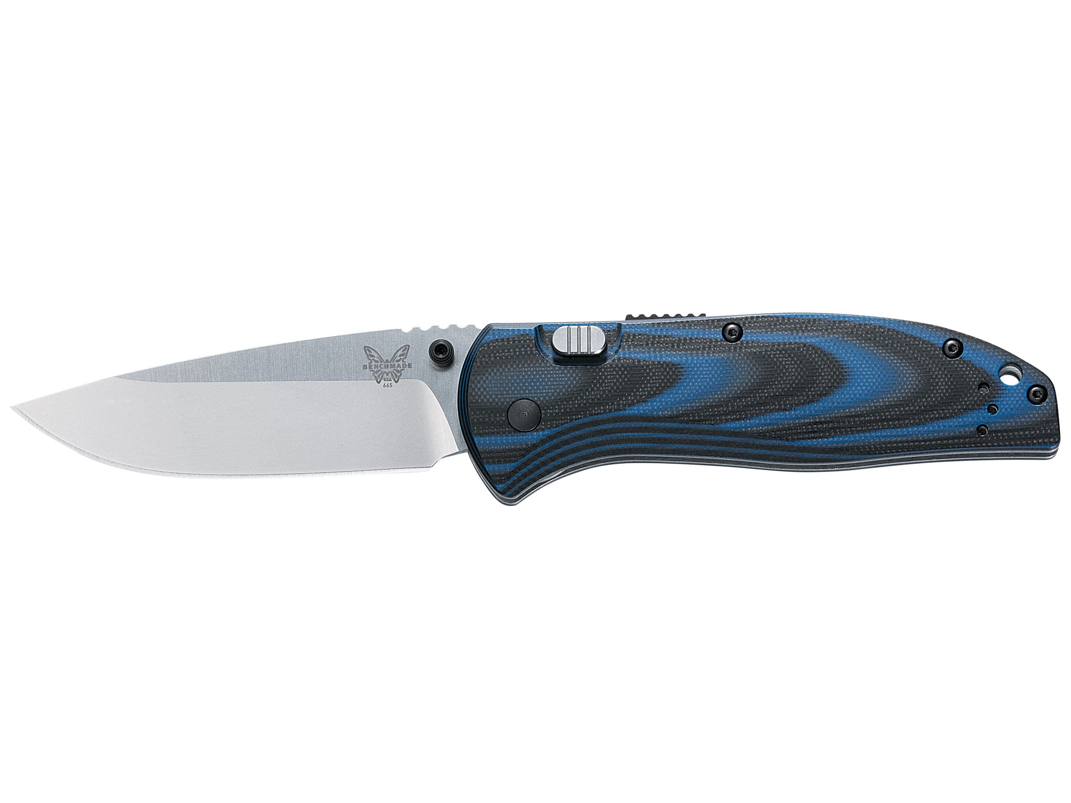 Benchmade 665 Assisted Opening Folding Knife 3.6 Drop Point 154CM
