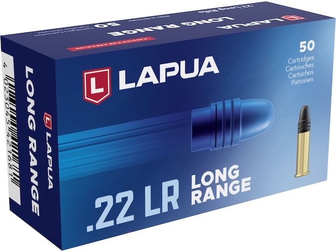 Lapua Long Range 22LR Ammo 40 Grain Round Nose Box of 500 (10 Boxes of 50)