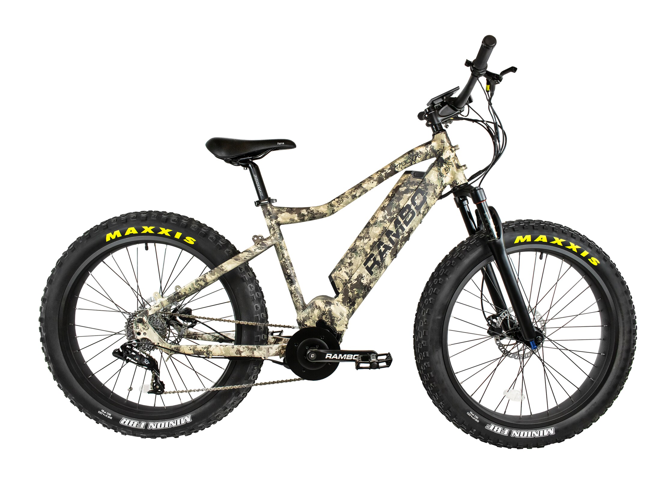 Rambo Bikes Nomad 750W Xtreme Performance Electric Bike TrueTimber