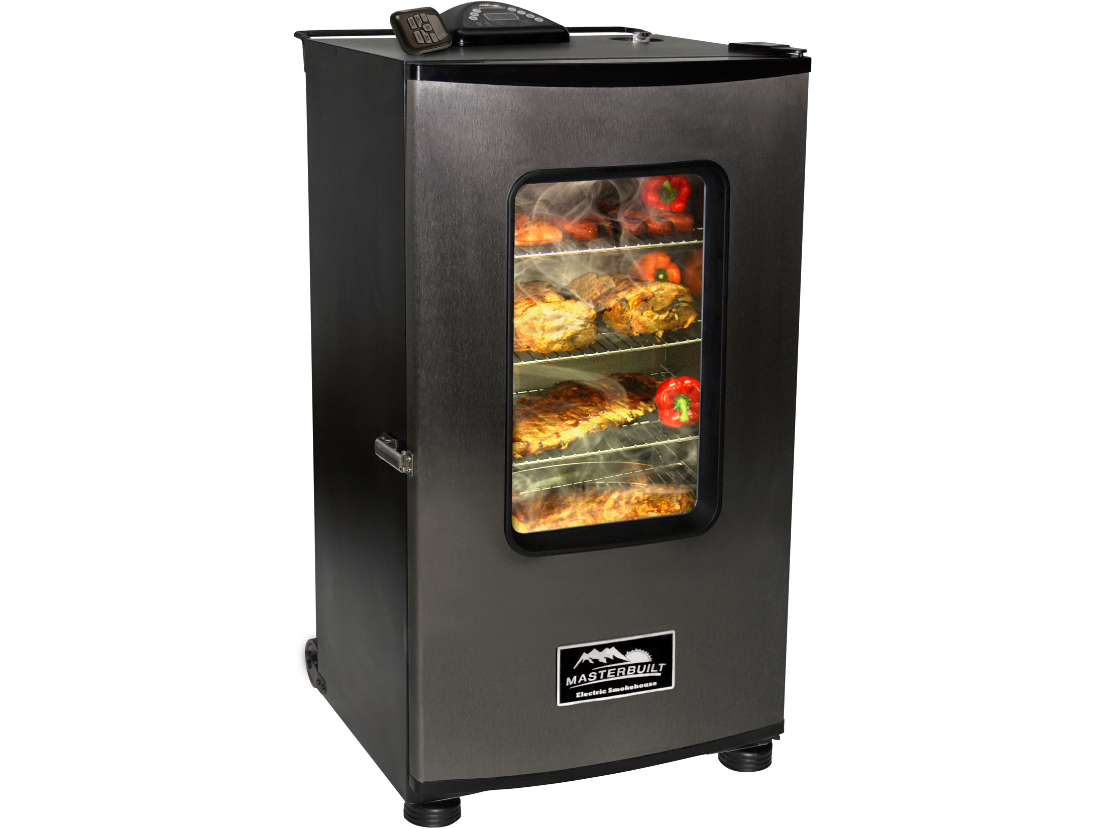 Masterbuilt 30 4-Tray Digital Electric Smoker Cover Steel Black