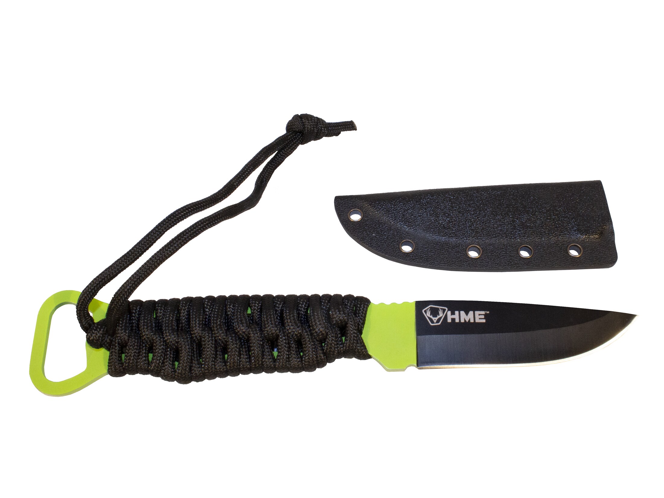 Hme Skeleton Series Fixed Blade Knife 3 5 Black Drop Point Ss Blade