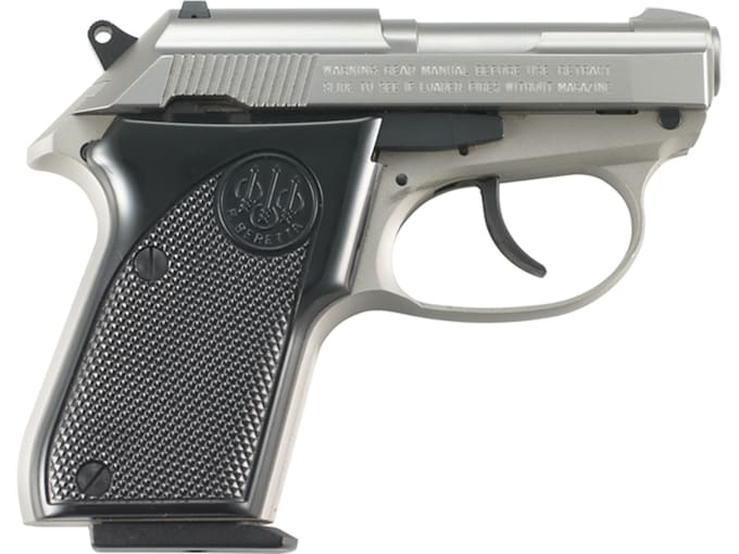 Beretta 3032 Tom INOX California Compliant 32 ACP Pistol 2.4″ Barrel 7+1 Round INOX Slide Black Grip INOX Frame