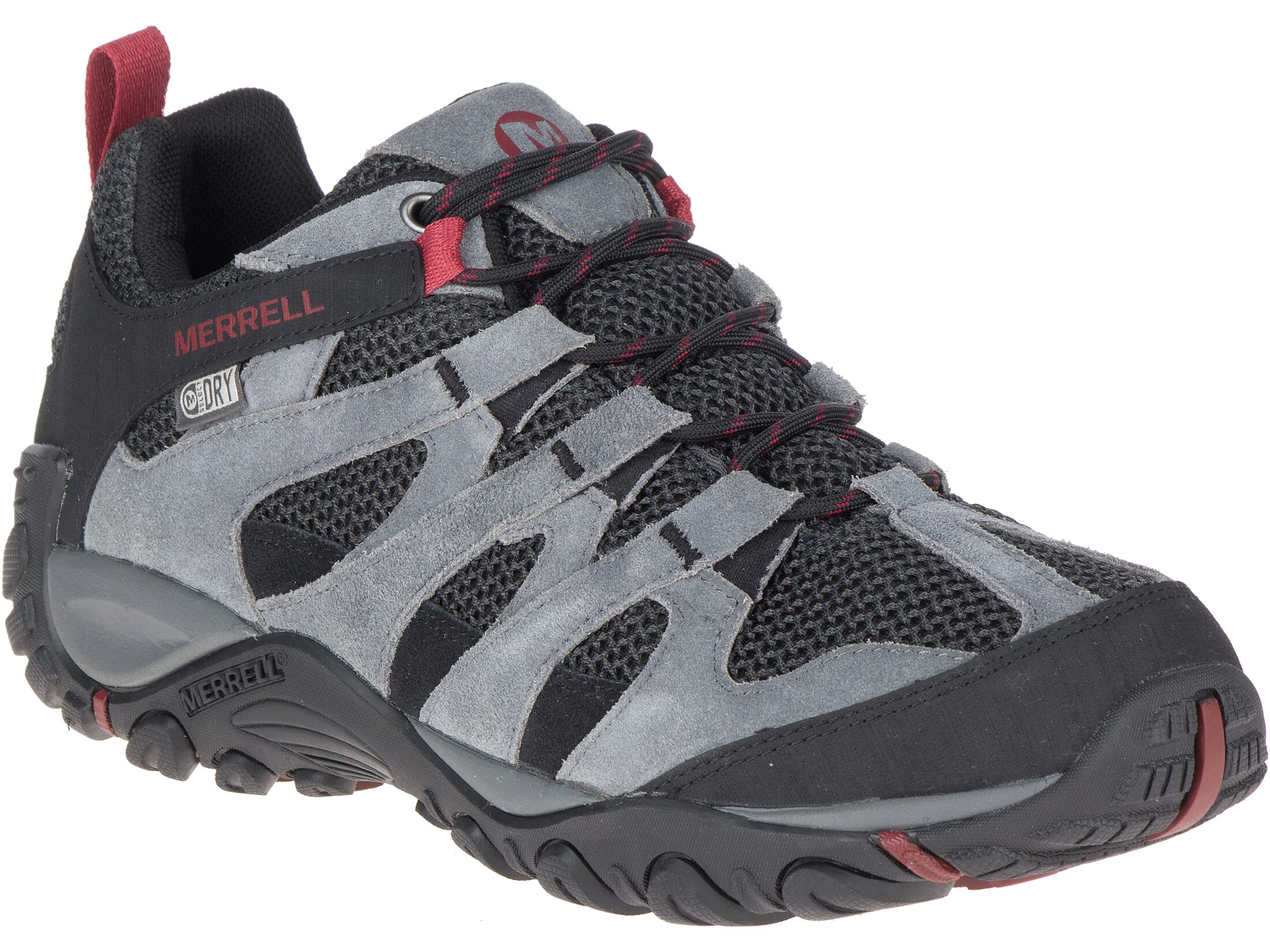 Merrell Alverstone Waterproof Hiking Shoes Suede Boulder Men's 8.5 D