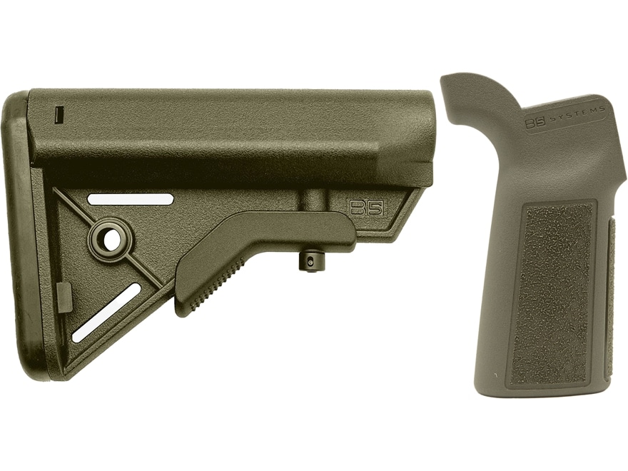 B5 Systems Bravo Collapsible AR-15 Stock with Type 23 Grip