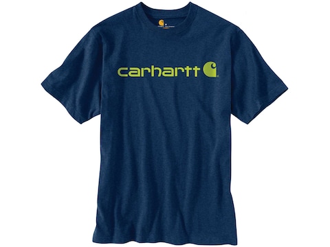 Carhartt Men's Loose Fit Heavyweight Logo Short Sleeve T-Shirt