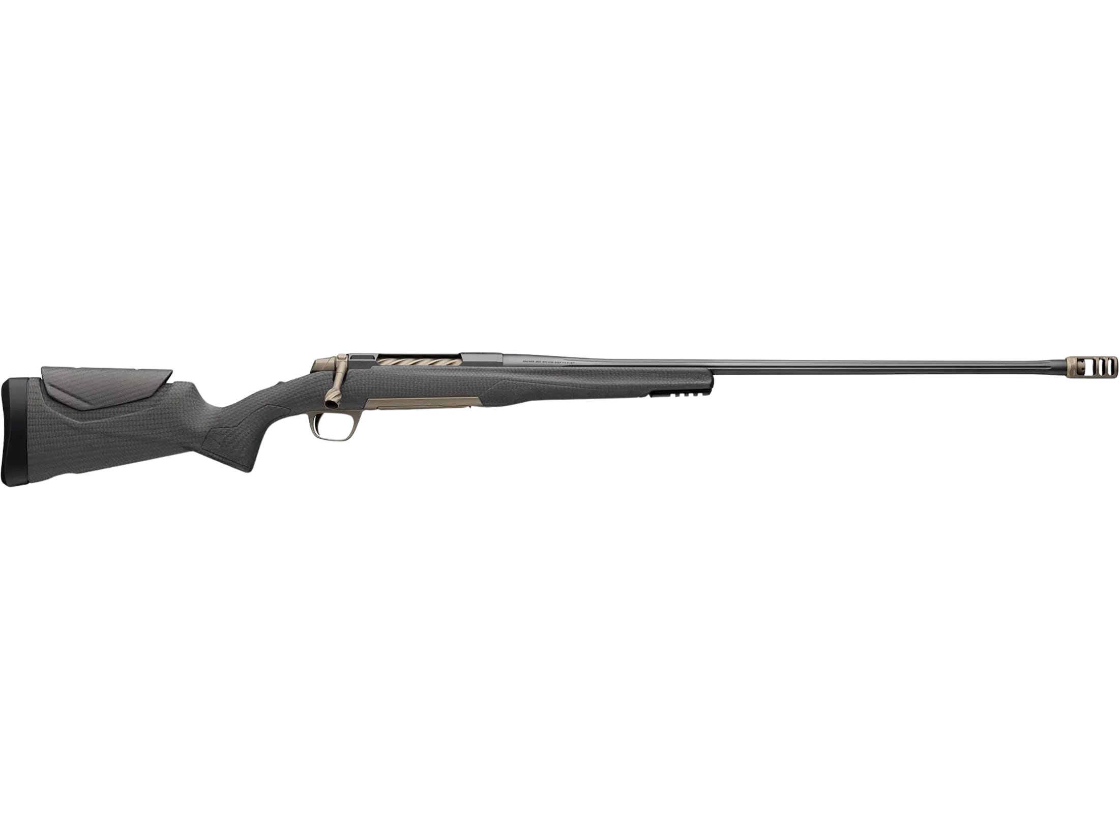 Browning X-Bolt 2 Pro Bolt Action Rifle 6.5 Creedmoor 22" Fluted Matte Blued Threaded Barrel Matte Blued Frame Carbon Fiber Adjustable Comb Stock