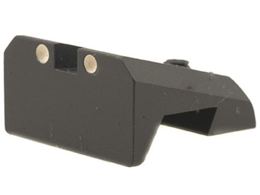 Novak Competition Rear Sight 1911 Standard Rear Cut Steel Black White