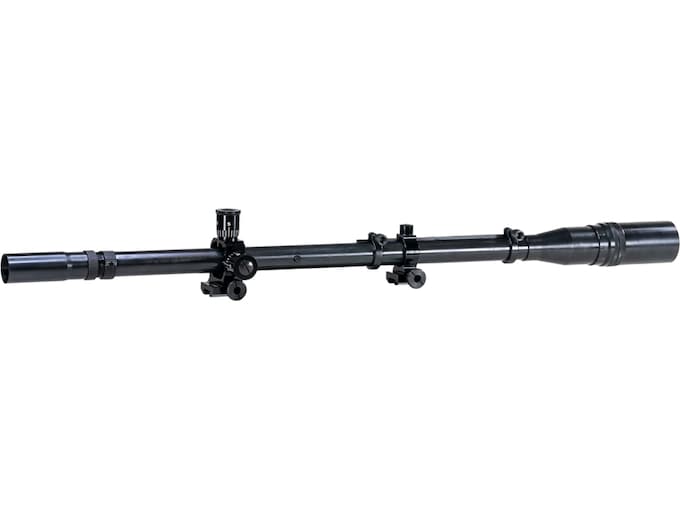 Leatherwood Hi-Lux Malcolm Gen 2 Vintage Sniper Competition Scope Rifle Scope 8x 31mm Fine Crosshair Reticle Gloss Black