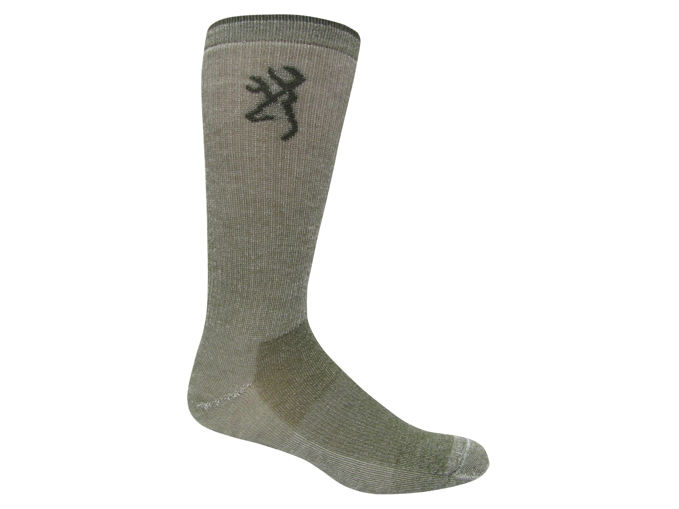 Browning Men's Merino Lightweight Crew Socks Merino Wool Blend Navy