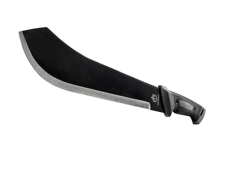 Gerber Bolo Machete 15.5" Black 1050 Carbon Steel Blade Gator Grip Handle Black
