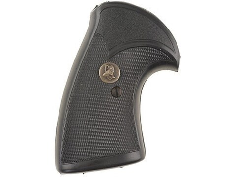 Pachmayr Presentation Grips S&W N-Frame Round Butt Rubber Black